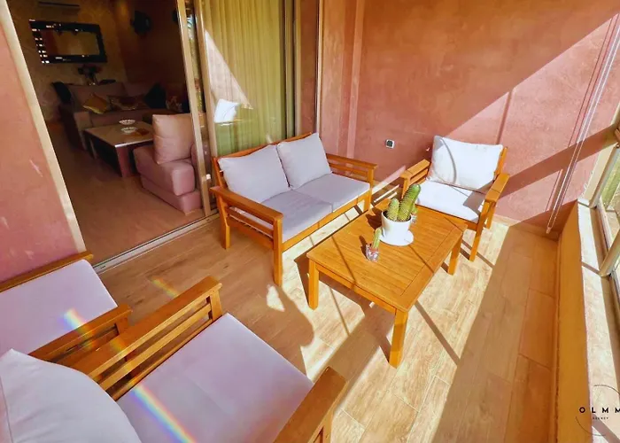 Luxurious Stay At Prestigia Golf Marrakech With Golf Course, Pool, And Breathtaking Atlas Mountains View