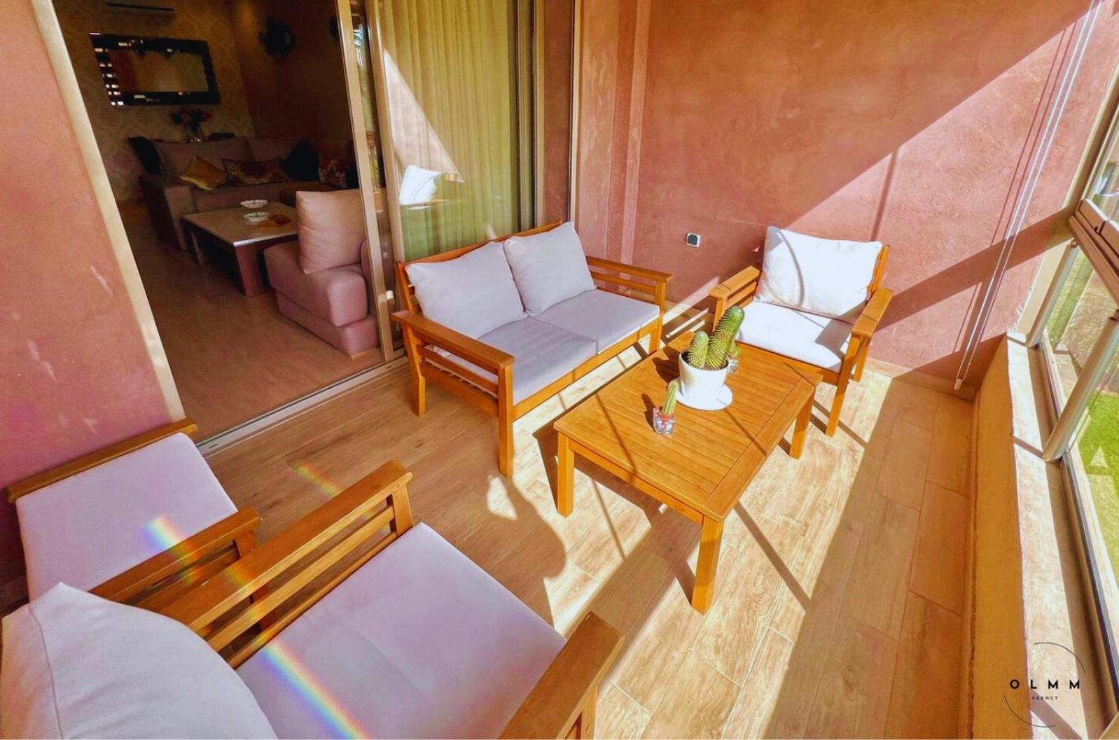 Luxurious At Prestigia Golf Marrakech With Golf Course, Pool, And Breathtaking Atlas Mountains View Apartment